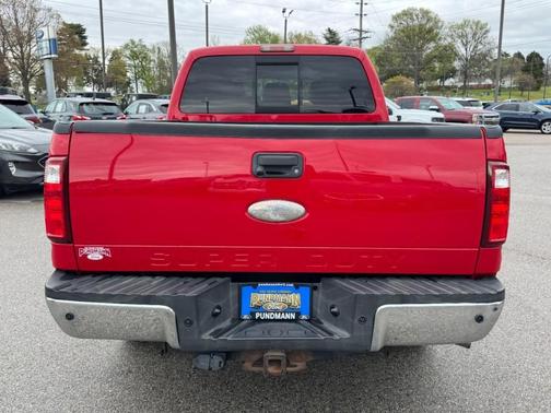 Vermillion Red 2011 Ford F-250 Lariat