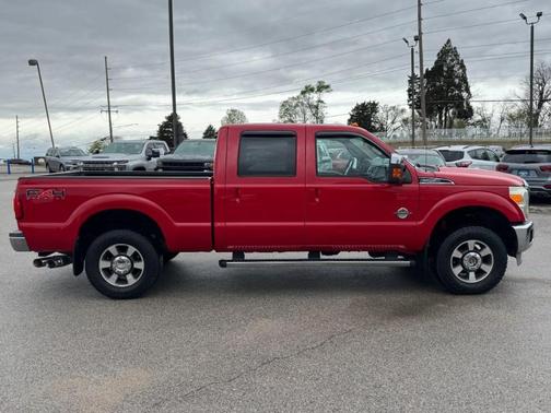 Vermillion Red 2011 Ford F-250 Lariat