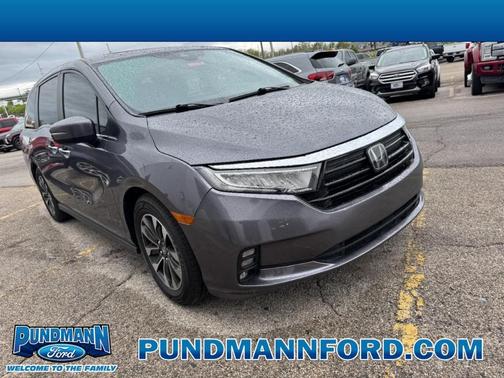 Modern Steel Metallic Gray 2022 Honda Odyssey EX-L