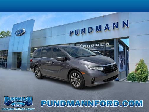 Modern Steel Metallic Gray 2022 Honda Odyssey EX-L