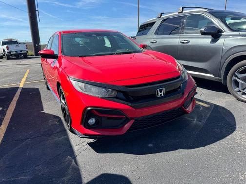 Red 2021 Honda Civic Sport