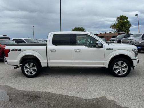 White Platinum Tri-Coat Metallic 2019 Ford F-150 Platinum