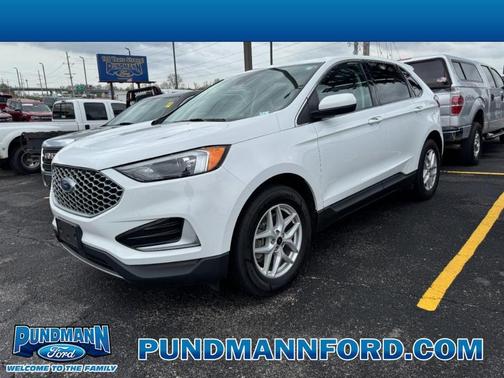 Oxford White 2023 Ford Edge SEL