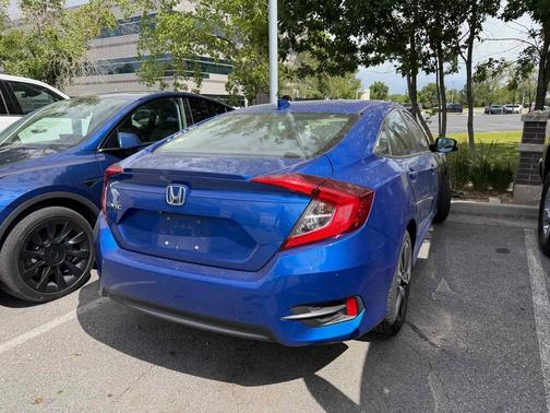 Aegean Blue Metallic 2017 Honda Civic EX-T
