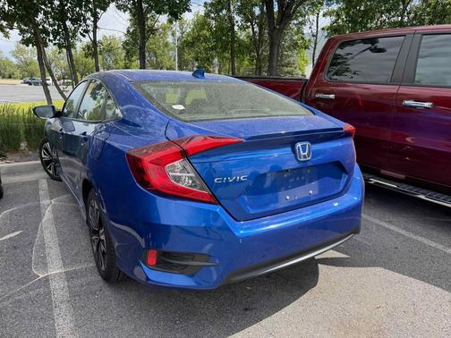 Aegean Blue Metallic 2017 Honda Civic EX-T