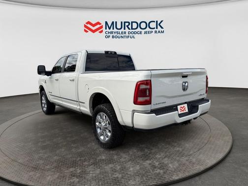 Pearl White 2023 RAM 2500 Limited Crew Cab 4x4 6'4' Box