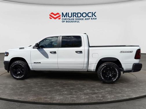 Bright White Clearcoat 2026 RAM 1500 Warlock Crew Cab 4x4 5'7' Box