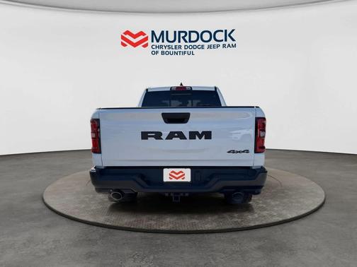 Bright White Clearcoat 2026 RAM 1500 Warlock Crew Cab 4x4 5'7' Box