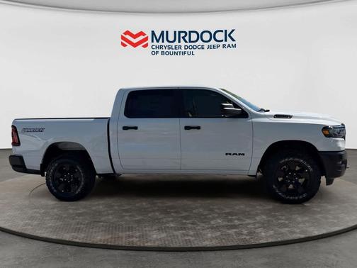 Bright White Clearcoat 2026 RAM 1500 Warlock Crew Cab 4x4 5'7' Box