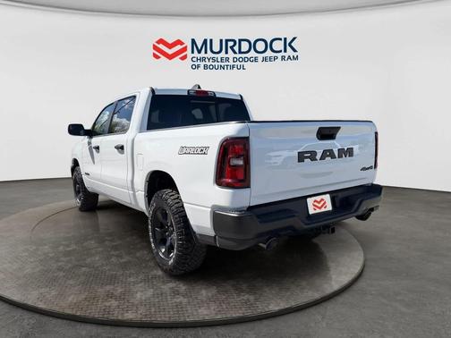 Bright White Clearcoat 2026 RAM 1500 Warlock Crew Cab 4x4 5'7' Box