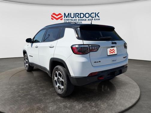 Bright White Clearcoat 2022 Jeep Compass Trailhawk