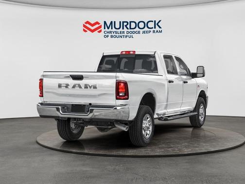 Bright White Clearcoat 2026 RAM 2500 Black Express Crew Cab 4x4 6'4' Box
