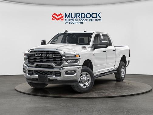 Bright White Clearcoat 2026 RAM 2500 Black Express Crew Cab 4x4 6'4' Box