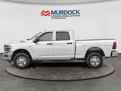 Bright White Clearcoat 2026 RAM 2500 Black Express Crew Cab 4x4 6'4' Box