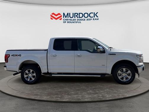 White Platinum Metallic Tri-Coat 2017 Ford F-150 Lariat