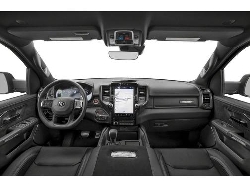 Diamond Black Crystal Pearlcoat 2026 RAM 1500 RHO Crew Cab 4x4 5'7' Box