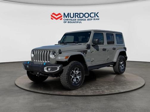 Sting-Gray Clearcoat 2023 Jeep Wrangler 4xe Sahara