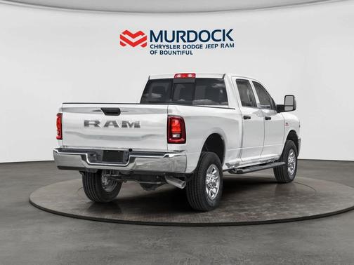 Bright White Clearcoat 2026 RAM 2500 Black Express Crew Cab 4x4 6'4' Box