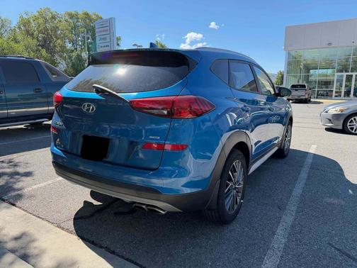 Aqua Blue 2020 Hyundai TUCSON SEL