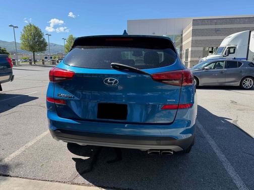 Aqua Blue 2020 Hyundai TUCSON SEL