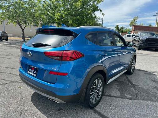 Aqua Blue 2020 Hyundai TUCSON SEL