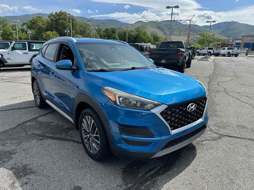 Aqua Blue 2020 Hyundai TUCSON SEL