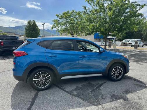 Aqua Blue 2020 Hyundai TUCSON SEL