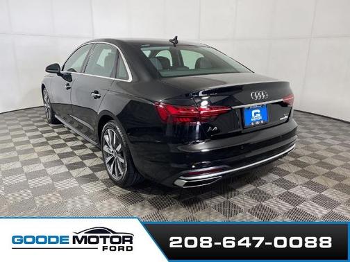 Brilliant Black 2022 Audi A4 40 PREMIUM