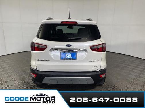 WHITE PLATINUM MET TRI-COAT 2018 Ford EcoSport TITANIUM