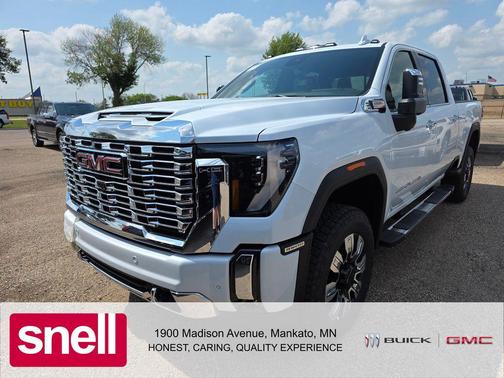 Glacier White Tricoat 2026 GMC Sierra 3500 Denali