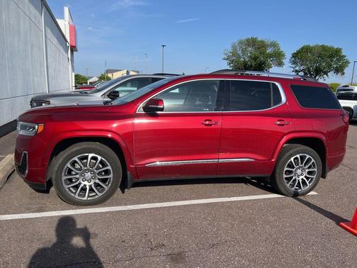 Volcanic Red 2023 GMC Acadia Denali
