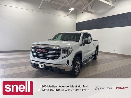 Glacier White Tricoat 2026 GMC Sierra 1500 SLT