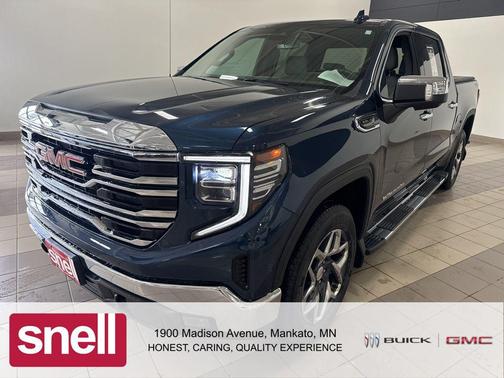 Pacific Blue Metallic 2022 GMC Sierra 1500 SLT