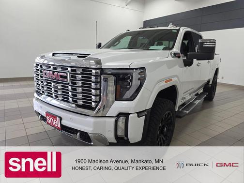 White Frost Tricoat 2024 GMC Sierra 3500 Denali