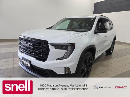 Glacier White Tricoat 2026 GMC Acadia Elevation AWD