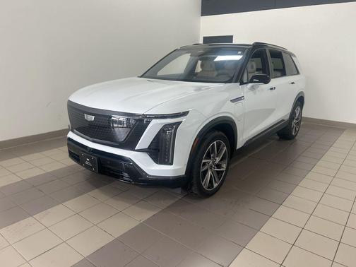 Vibrant White Tricoat 2026 Cadillac VISTIQ Sport