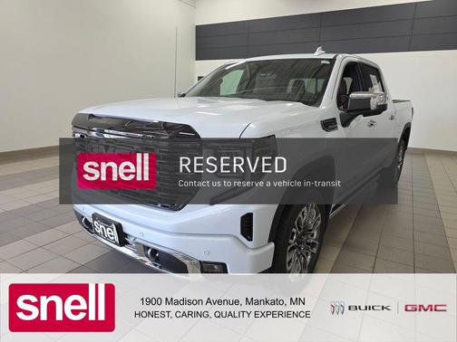 Glacier White Tricoat 2026 GMC Sierra 1500 Denali Ultimate