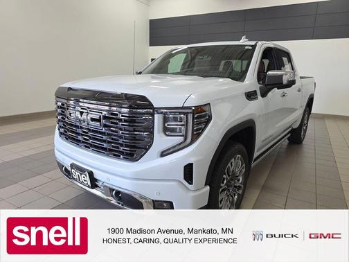 Glacier White Tricoat 2026 GMC Sierra 1500 Denali Ultimate
