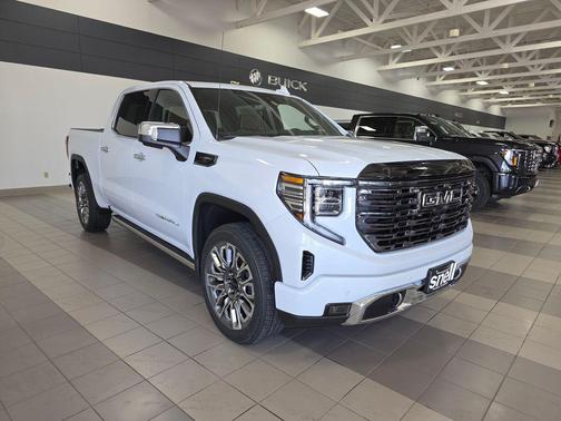 Glacier White Tricoat 2026 GMC Sierra 1500 Denali Ultimate