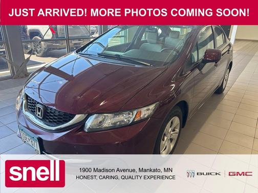 Maroon 2013 Honda Civic LX