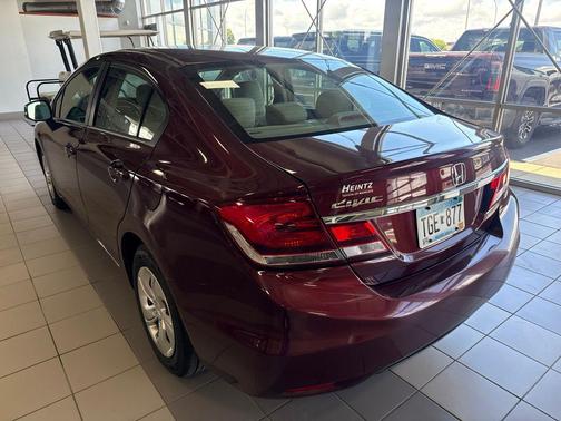 Maroon 2013 Honda Civic LX
