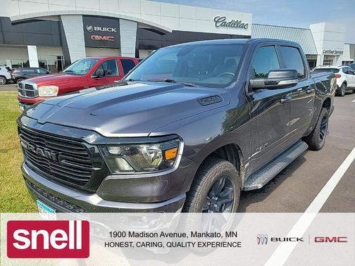 Granite Crystal Metallic Clearcoat 2021 RAM 1500 Big Horn/Lone Star