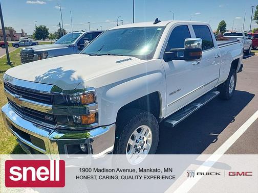 Summit White 2015 Chevrolet Silverado 3500 LTZ