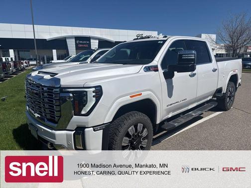 White Frost Tricoat 2024 GMC Sierra 3500 Denali