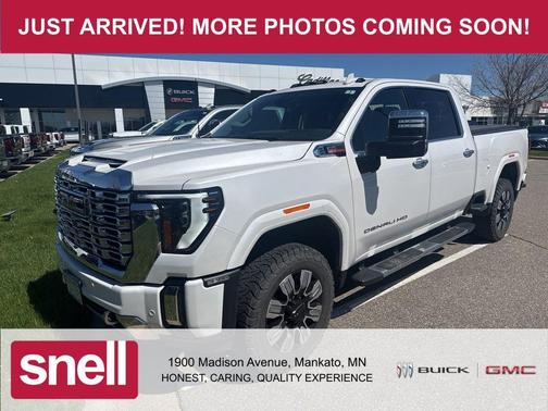 White Frost Tricoat 2024 GMC Sierra 3500 Denali