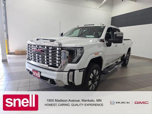 White Frost Tricoat 2024 GMC Sierra 3500 Denali