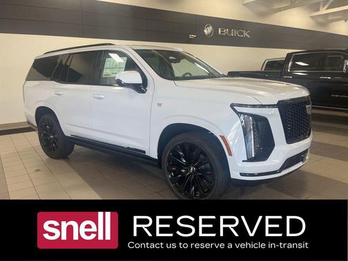 Vibrant White Tricoat 2026 Cadillac Escalade Sport Platinum