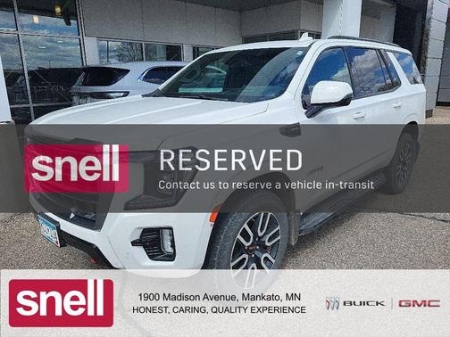 Summit White 2023 GMC Yukon 4WD AT4