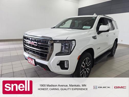 Summit White 2023 GMC Yukon 4WD AT4