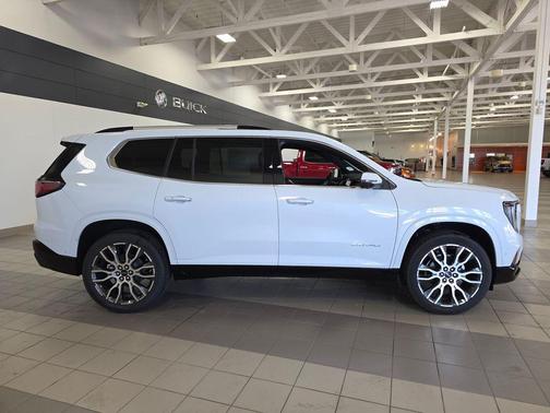 Glacier White Tricoat 2026 GMC Acadia Denali